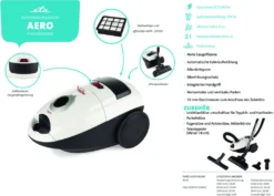 ETA Bodenstaubsauger AERO ETA050090010, ECO Motor, 700 Watt, Mit Beutel, Für Alle Bodenarten Geeignet -Rein Blitz Geschaft 6dde2f747c0f7821fba0f9a51ced73f5