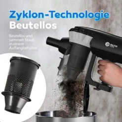 Balter Vento H1 Handstaubsauger Staubsauger Beutellos Zyklon HEPA Filter 600W -Rein Blitz Geschaft 70d6fe21e3f7ad3f7d34372251208553