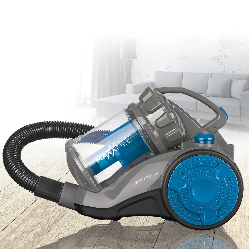 MAXXMEE Zyklon-Staubsauger - 4 Spezialdüsen - Schwarz/blau Staubsauger Beutellos Zyklon Bodenstaubsauger Filter Teppich Boden HEPA-Filter 7 MAXXMEE Zyklon-Staubsauger - 4 Spezialdüsen - Schwarz/blau Staubsauger Beutellos Zyklon Bodenstaubsauger Filter Teppich Boden HEPA-Filter – Bild 5