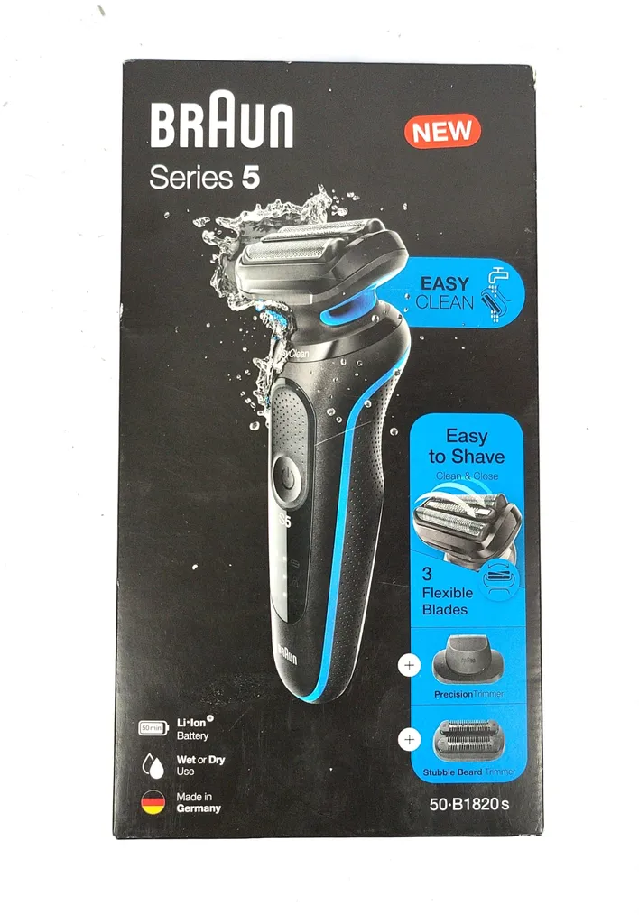 Braun Series 5s Rasierer Herren, Elektrorasierer Mit 3 Flexiblen Klingen, Präzisionstrimmer 4 Braun Series 5s Rasierer Herren, Elektrorasierer Mit 3 Flexiblen Klingen, Präzisionstrimmer – Bild 2