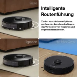 Roborock S7 + Staubsauger Roboter Mit Absaugstation Auto-Empty Dock (Saugleistung 2500Pa, Auto-Lifting-Mopp),Schwarz -Rein Blitz Geschaft 7bd5b1ae486d6d2dd286ad3c44d2e7aa