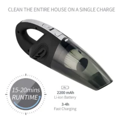 CkeyiN Handstaubsauger Für Haus/Auto Kabellos Nass-Trocken-Nutzung Staubsauger Wiederaufladbar Leistungsstarke Für Tierhaare, Staub -Rein Blitz Geschaft 7c710b9fc2c2b00f161677f5d8379a23