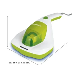 CLEANmaxx Milben-Handstaubsauger Kompakt Mit UV-C Licht - Weiß/limegreen -Rein Blitz Geschaft 7d0bda25218a814b43b01c7001f02d33