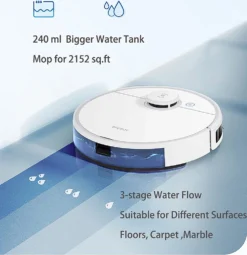 ECOVACS Deebot N8 Saugroboter Mit Wischfunktion -Rein Blitz Geschaft 7f35a4cf7e924dfc6bde682c91b6c092