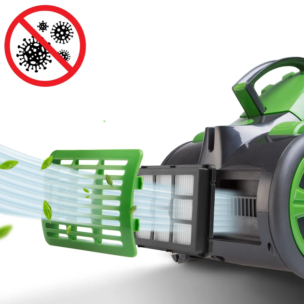 Monzana Staubsauger Beutellos Zubehör HEPA-Filter 700 W Leistungsstark 8 M Radius Haushalt Bodenstaubsauger Multi Zyklon, Farbe:grün 9 Monzana Staubsauger Beutellos Zubehör HEPA-Filter 700 W Leistungsstark 8 M Radius Haushalt Bodenstaubsauger Multi Zyklon, Farbe:grün – Bild 7