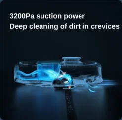 Roidmi Eva Mop Station Staubsauger 3200pa 2-in-1 Saug Und Wischroboter Mit Absaugstation, Mopp- Und Saugroboter, Automatisch Waschen Von Mopps -Rein Blitz Geschaft 81f48286bb1438f9945b199ba091084f