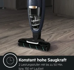AEG QX7-1-P5IB 2in1 Akku-Staubsauger (Schlanke Bauform, Power-Softrolle, Besonders Effektiv Auf Hartböden, Bis Zu 50 Min Laufzeit, 21,6 Volt, Inkl. Zubehör -Rein Blitz Geschaft 843a095e3deec49444271c7fd238021d