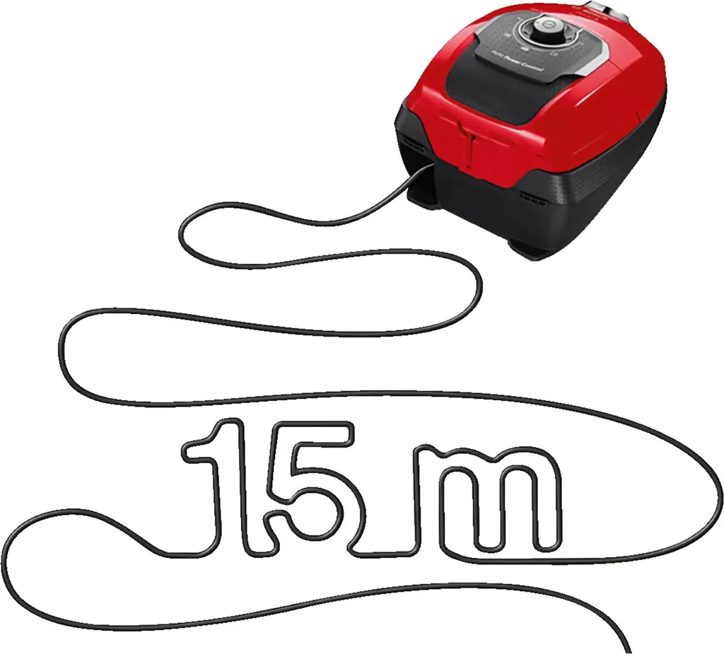 Bosch ProAnimal Beutelstaubsauger, 650 W, 74 Dezibel, Kunststoff, Rot 10 Bosch ProAnimal Beutelstaubsauger, 650 W, 74 Dezibel, Kunststoff, Rot – Bild 8