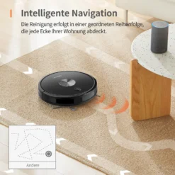 Ultenic D5s Pro 3-In-1 Staubsauger Roboter WLAN Saugroboter 3000 PA Staubsauger Roboter Für Tierhaare Saugroboter Appsteuerung Alexa Google Home -Rein Blitz Geschaft 850dbf7e8d18c6eb584edda6cf9b2ce5