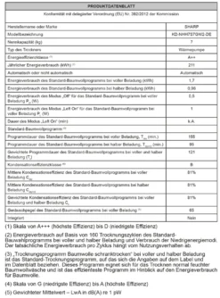 Sharp KD-NHH7S7GW2-DE Wärmepumpentrockner 7 Kg LED-Trommelbeleuchtung -Rein Blitz Geschaft 8c957abadddacfcfff11d0cd1430cde5