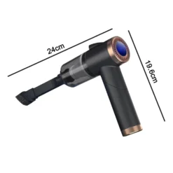 Auto Staubsauger, Rikimxin Handstaubsauger 9000Pa Starke Power Sauger Tragbarer Mini Autostaubsauger Kabellos Wiederaufladbar Staubsauger Mit LED-Licht 90° Rotation Vakuum ,Black -Rein Blitz Geschaft 8e94b0fec2924546d3ec77eaa75ad1d0