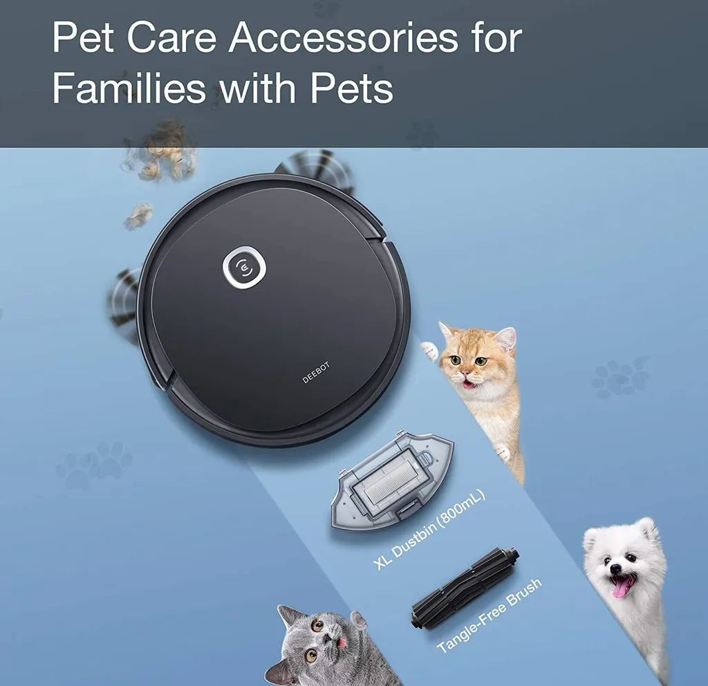 ECOVACS Saugroboter DEEBOT U2 PRO, 2-in-1 Saug- Und Wischroboter, Ideal Für Haustierbesitzer 14 ECOVACS Saugroboter DEEBOT U2 PRO, 2-in-1 Saug- Und Wischroboter, Ideal Für Haustierbesitzer – Bild 12