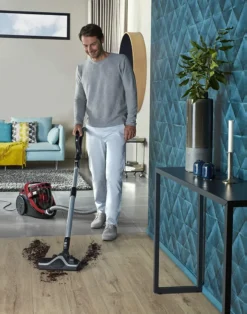 Rowenta RO7649 Silence Force Cyclonic Parkett | Beutelloser Staubsauger | Vacuum-Cleaner | Sehr Leise | 2,5L Staubvolumen | Tierhaar | Auto | Schwarz/Rot -Rein Blitz Geschaft 902d81067bc75ea6ba80adda8df19623