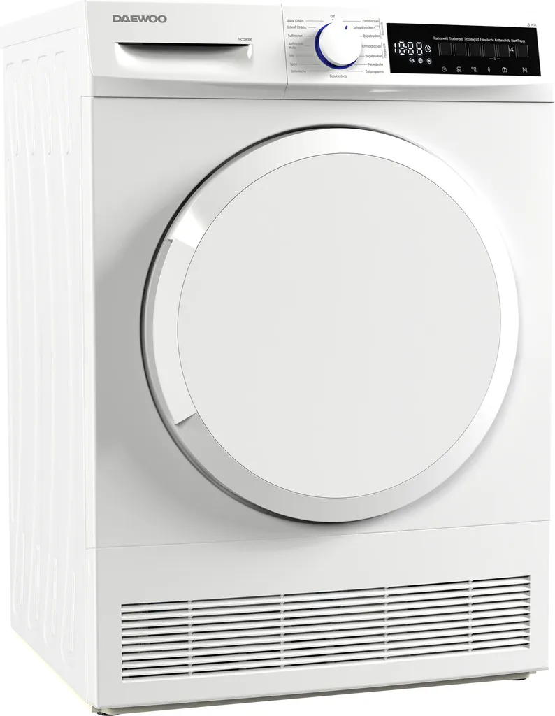 Trockner Kondenstrockner Wäschetrockner 8kg 15 Programme DAEWOO T8CT2W0DE 8 Trockner Kondenstrockner Wäschetrockner 8kg 15 Programme DAEWOO T8CT2W0DE – Bild 6
