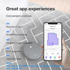 360 C50 Saugroboter Nass & Trocken Staubsauger 2600pa Smart Vacuum Robot Cleaner -Rein Blitz Geschaft 952bad7dc09c93283b9c8244274bd11c