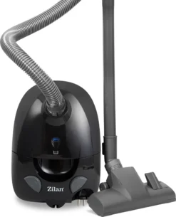 Zilan Staubsauger | Beutellos | Bodenstaubsauger Mit Dauer Staubbeutel | Schwarz