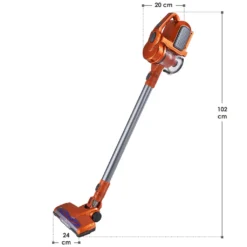Juskys 2in1 Handstaubsauger & Akku Staubsauger - Beutellos & Kabellos – Bis 55 Min Laufzeit - Lithium-Ionen Akku, Wandhalterung & Ladestation – Gold -Rein Blitz Geschaft 998b99cbe96ec5c9a1b0e659f717aef4
