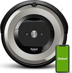IRobot Roomba E5 (E5154) Staubsauger-Roboter Silber - Für Hartböden, Teppich, Tierhaare -Rein Blitz Geschaft 99bd49d7f21877501fa94f960ead9e93