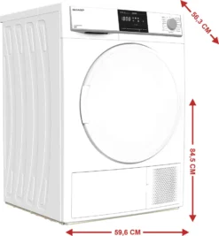 Sharp KD-HHB7S7PW2-DE 7kg Wärmepumpentrockner -Rein Blitz Geschaft 9e22229da3a827665225e7f33cf60d26