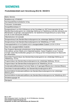 Siemens WT 46 G4 G1 Kondenstrockner9kg B AutoDry LED-Displ.EasyCleanF -Rein Blitz Geschaft 9f486b44446755c0e015331cceb4852f