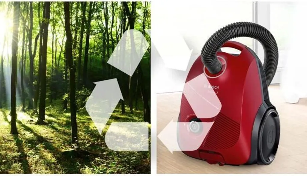 BOSCH GL20S - Bodenstaubsauger Mit Beutel 3,5 L - 600 W - 80 DB - 8 M - Leistungsvariator - Rot 4 BOSCH GL20S - Bodenstaubsauger Mit Beutel 3,5 L - 600 W - 80 DB - 8 M - Leistungsvariator - Rot – Bild 2