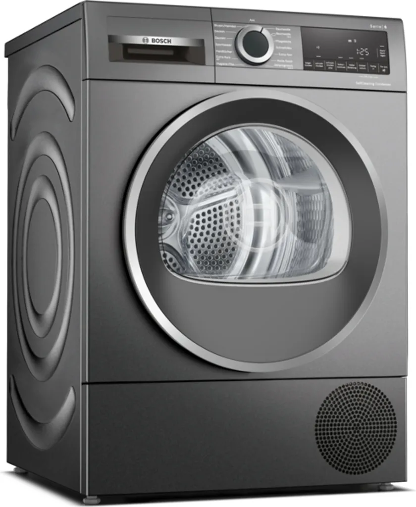 Bosch Serie 6 WQG2450R10 Wäschetrockner 9kg Wärmepumpe Kondensation EEK: 8 Bosch Serie 6 WQG2450R10 Wäschetrockner 9kg Wärmepumpe Kondensation EEK: – Bild 6