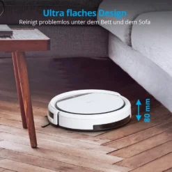 MEDION Saugroboter Mit Ladestation E32 (Modell 2021, Roboterstaubsauger Für Hartböden, Fliesen, Laminat, Tierhaar Optimiert, Direktabsaugung, Autom. Rückkehr Zur Ladestation) -Rein Blitz Geschaft a6f337579fae735b765e2cbd2a4fdc84