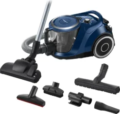 Bosch Staubsauger Beutellos Serie 6 BGC41X36, Bodenstaubsauger, Ideal Für Allergiker, Hygiene-Filter, Bodendüse Für Parkett, Teppich, Fliesen, Starke Saugleistung, Leise, 700 W, Blau -Rein Blitz Geschaft ab5c8554ac3b1c20ac0c979237cf49d5