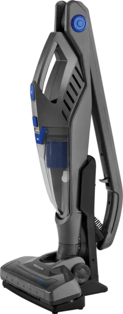 ProfiCare 2 In 1 Hand-und Bodenstaubsauger PC-BS 3035 A, Praktische Ladestation Inkl. Zubehörhalterung, Leistungsstarker 14,8 V Lithium Ionen Akku, Turbo Rotation, HEPA-Filter, Anthrazit-blau -Rein Blitz Geschaft ac97e790d0e3e9787c6cf04a74c7d163