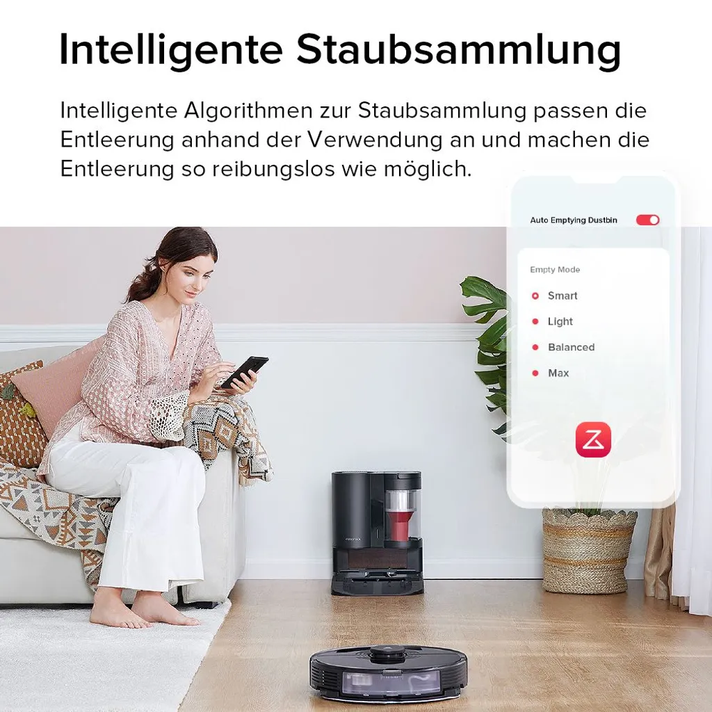 Roborock S7 Absaugstation Auto-Empty Dock,Ladestation Und Staubsammlung,Schwarz 6 Roborock S7 Absaugstation Auto-Empty Dock,Ladestation Und Staubsammlung,Schwarz – Bild 4