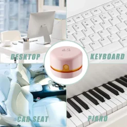 Desktop-Staubsauger USB Aufladbar Einstellbare Saugkraft Mini Tisch Staubsammler Für Tastatur Home Office ,Pink -Rein Blitz Geschaft af70ea4ef46c62a821e804854b4c8984