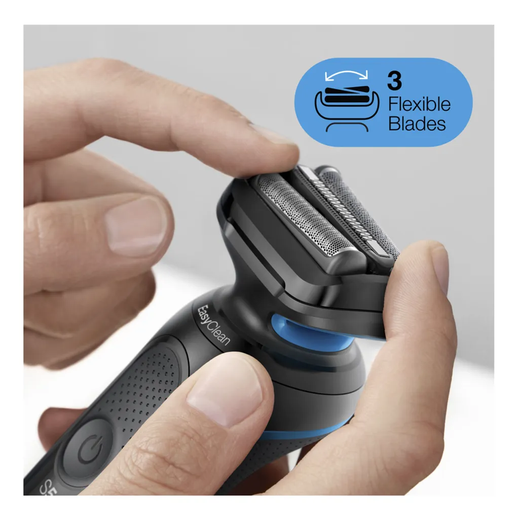 Braun Series 5s Rasierer Herren, Elektrorasierer Mit 3 Flexiblen Klingen, Präzisionstrimmer 10 Braun Series 5s Rasierer Herren, Elektrorasierer Mit 3 Flexiblen Klingen, Präzisionstrimmer – Bild 8