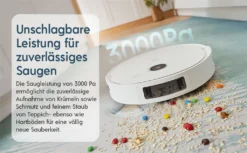 Yeedi Vac 2 Pro Staubsauger Saugroboter Wischfunktion 3000Pa 5200mAh 240min Kehrroboter -Rein Blitz Geschaft b091947f6bae5d45d6efde94315ca7f0