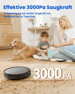 Proscenic Floobot X1 Saugroboter Mit Absaugstation,Ultraschall-Wischsystem,3000Pa Saugkraft,PathPro™ Laser-gestützte Navigation,Staubsauger Roboter Mit Siri,Google Assistant, Alexa& App-Steuerung 14 Proscenic Floobot X1 Saugroboter Mit Absaugstation,Ultraschall-Wischsystem,3000Pa Saugkraft,PathPro™ Laser-gestützte Navigation,Staubsauger Roboter Mit Siri,Google Assistant, Alexa& App-Steuerung -Rein Blitz Geschaft b36b6b6938f2ee5bbbc911036bf1dea2