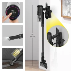 Akku Staubsauger Handstaubsauger Kabellos Beutellos Akkusauger Wandladestation -Rein Blitz Geschaft b6fe5674a1ed562d237db2ee0d8bf4c6