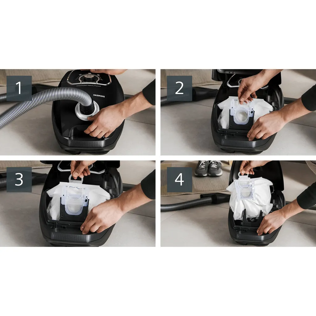 Siemens VSZ7X500 Staubsauger Mit Beutel, Z 7.0, Farbe:Schwarz 7 Siemens VSZ7X500 Staubsauger Mit Beutel, Z 7.0, Farbe:Schwarz – Bild 5