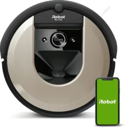 IRobot Roomba I6 Roboter-Staubsauger 0,4 L Beutellos Beige, Schwarz -Rein Blitz Geschaft bccf21abd09ce5de3db07d064cf93065
