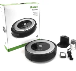 IRobot Roomba E5 (E5154) Staubsauger-Roboter Silber - Für Hartböden, Teppich, Tierhaare -Rein Blitz Geschaft bd651c19bdb97a3aa9d9cfc14ac8dae3