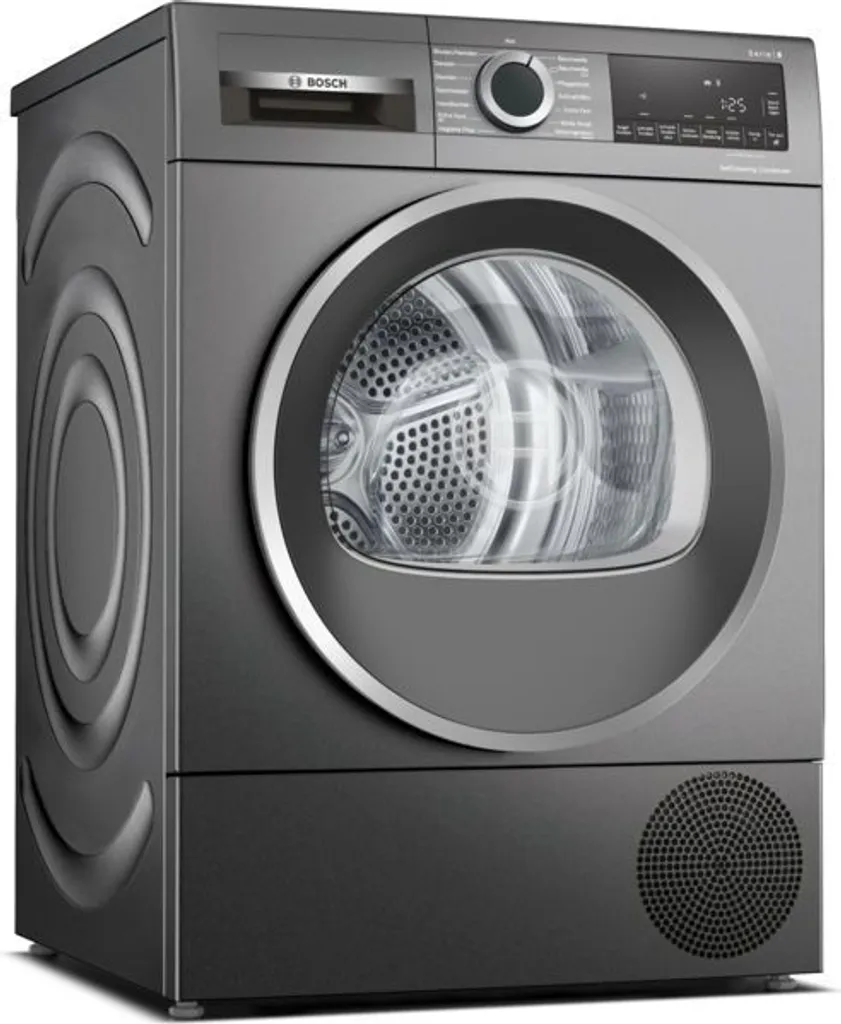 Bosch Serie 6 WQG2450R10 Wäschetrockner 9kg Wärmepumpe Kondensation EEK: 3 Bosch Serie 6 WQG2450R10 Wäschetrockner 9kg Wärmepumpe Kondensation EEK: