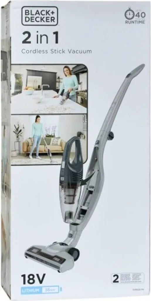 Black & Decker Akkusauger SVB520JW 2in1 Boden- Und Handsauger, 18 Volt 4 Black & Decker Akkusauger SVB520JW 2in1 Boden- Und Handsauger, 18 Volt – Bild 3