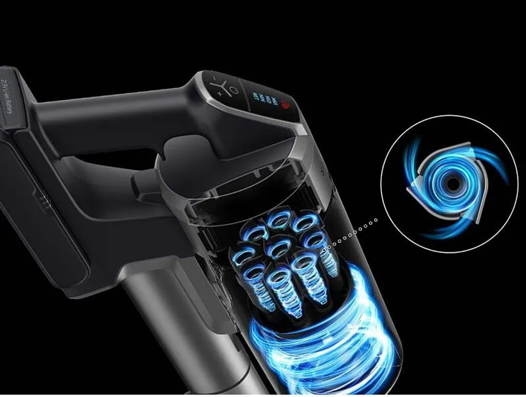 Samsung VS20R9046S3/EV/EN/TR/EF Beutelloser Akku-Handstaubsauger, 550 Watt, Cyclon-Filter, HEPA-Filter, Tierhaarbürste, Turbobürste 17 Samsung VS20R9046S3/EV/EN/TR/EF Beutelloser Akku-Handstaubsauger, 550 Watt, Cyclon-Filter, HEPA-Filter, Tierhaarbürste, Turbobürste – Bild 15