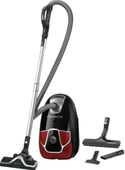 Rowenta RO6850EA X-trem PowerParkett Bodenstaubsauger Schwarz/rot/silber