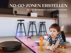 KYVOL E25 Staubsauger Roboter 2600PA Mit Ladestation, WLAN Staubsauger Mit Präzise Kartentechnologie, Bis Zu 150Min Laufzeit -Rein Blitz Geschaft c35a4423b4c4216b38e04a956eebe14e
