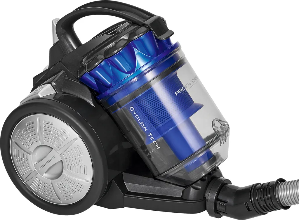 ProfiCare Bodenstaubsauger PC-BS 3040, Eco-Cyclon Twin-Spin Bodenstaubsauger, Beutellose Filtertechnik, 4-Fach Mikrofiltersystem, HEPA-Filter, Edelstahl-Teleskoprohr (höhenverstellbar), Extra Großer Aktionsradius (8,3 M), 700 Watt, Blau-schwarz 3 ProfiCare Bodenstaubsauger PC-BS 3040, Eco-Cyclon Twin-Spin Bodenstaubsauger, Beutellose Filtertechnik, 4-Fach Mikrofiltersystem, HEPA-Filter, Edelstahl-Teleskoprohr (höhenverstellbar), Extra Großer Aktionsradius (8,3 M), 700 Watt, Blau-schwarz