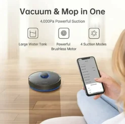 Dreame Z10 Pro Staubsauger Saugroboter Mit 4L Absaugstation Auto-Empty Dock Intelligente Staubsammlung APP Schwarz -Rein Blitz Geschaft c9dae53f337b666a7804721dd3b8acfa