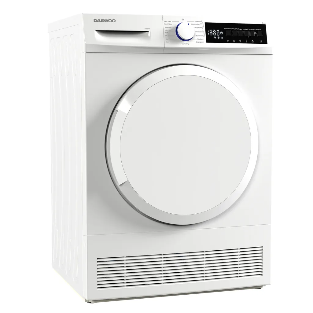 Trockner Kondenstrockner Wäschetrockner 7kg 15 Programme DAEWOO T7CT2W0DE 9 Trockner Kondenstrockner Wäschetrockner 7kg 15 Programme DAEWOO T7CT2W0DE – Bild 7