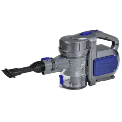 Juskys 2in1 Handstaubsauger & Akku Staubsauger - Beutellos & Kabellos – Bis 55 Min Laufzeit - Lithium-Ionen Akku, Wandhalterung & Ladestation – Blau -Rein Blitz Geschaft cabc2e8088a37f25119f80026d530acf