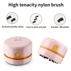 Desktop-Staubsauger USB Aufladbar Einstellbare Saugkraft Mini Tisch Staubsammler Für Tastatur Home Office ,Pink -Rein Blitz Geschaft ccf74392772f75f26dff0d2d0e958811