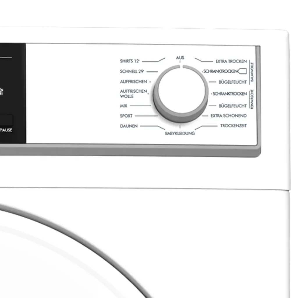 Sharp KD-HCB8S7PW9-DE Kondenstrockner 8 Kg LED-Trommelbeleuchtung 7 Sharp KD-HCB8S7PW9-DE Kondenstrockner 8 Kg LED-Trommelbeleuchtung – Bild 5