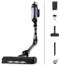Rowenta RH2038wo Drahtloses Besen Vakuum, Flexible Röhre, Ultra-Licht, 45 Min Autonomie, Allergie-Kit, X-Force Flex 9.60 Allergie